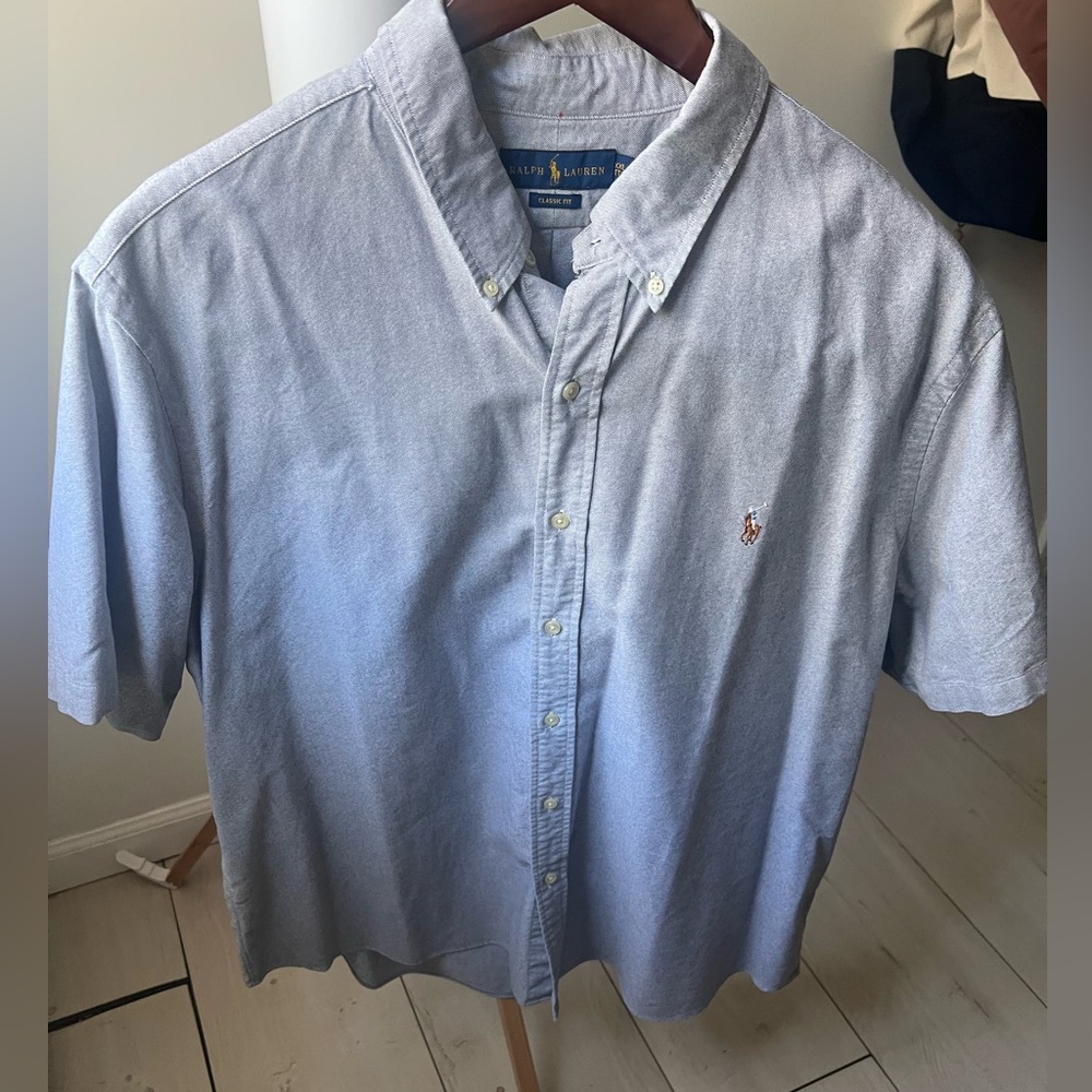 Ralph Lauren Men's Light Blue Casual Shirt